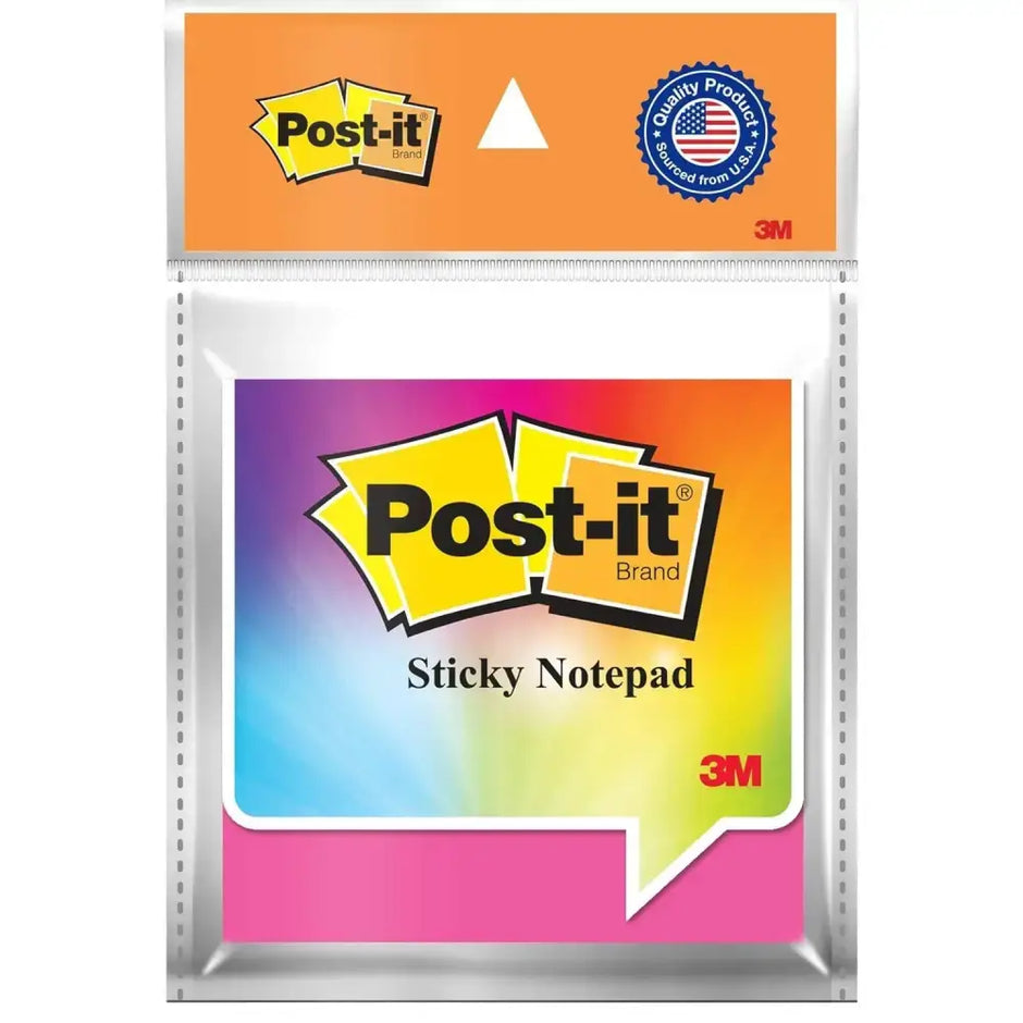 Post-it Notes Colour 3’’x3’’ | 100 Sheets per pad - Sticky Notes