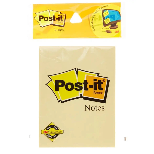 Post-it Notes Yellow 3’’x4’’ | 100 Sheets per pad - Sticky Notes