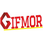 Red ’gifmor’ logo with a stylized geometric ’g’ and yellow underline.