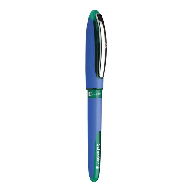 Schneider One Hybrid C MM Roller Ball Pen - Green / 0.5 MM - Roller Ball Pens