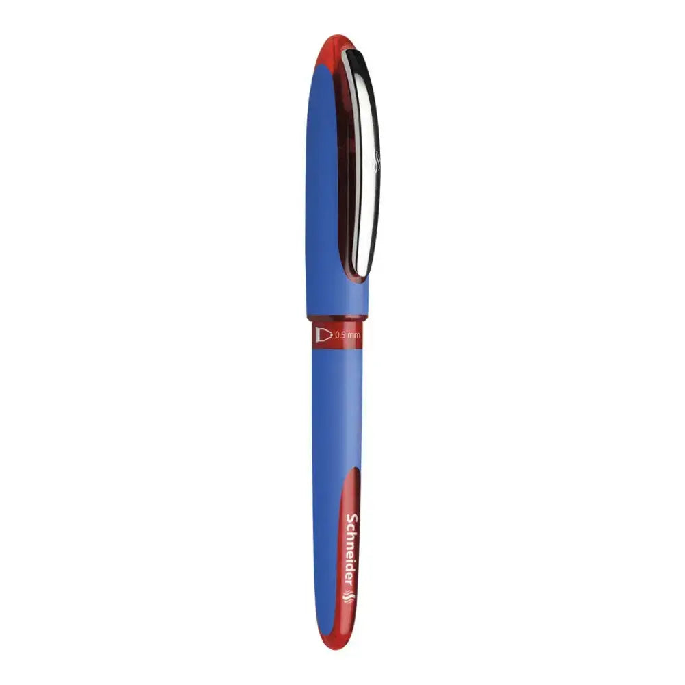 Schneider One Hybrid C MM Roller Ball Pen - Red / 0.5 MM - Roller Ball Pens