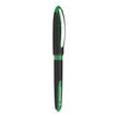 Schneider One Sign 0.8 MM Roller Ball Pen displayed with a sleek black and green design.