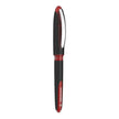 Schneider One Sign 0.8 MM Roller Ball Pen in black and red design, showcasing its smooth writing capabilities.