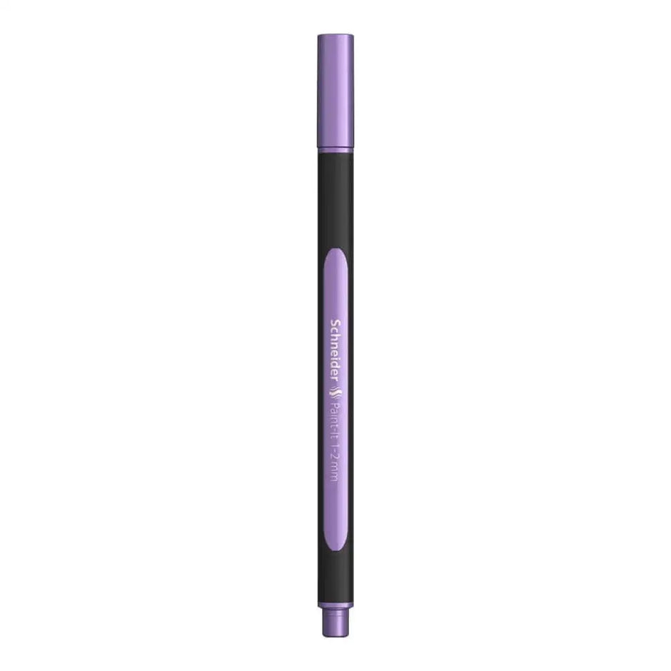 Schneider Paint-it 020 Metallic Liner Pens in fr. violet metallic color for artistic projects.