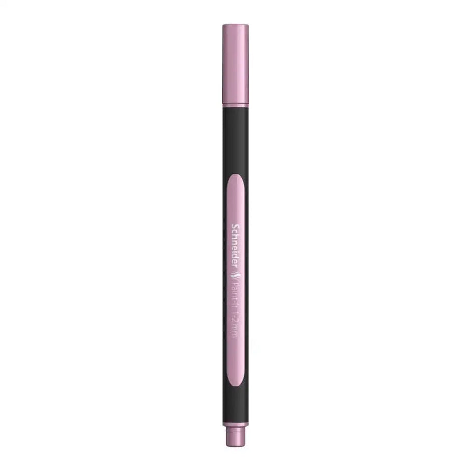 Schneider Paint-it 020 Metallic Liner Pens in pink and black design for creative projects.