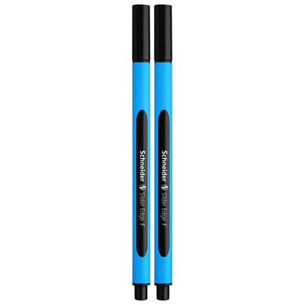 Schneider Slider Edge Ball Pen Fine | Pack of 2 - Black - Ball Pens