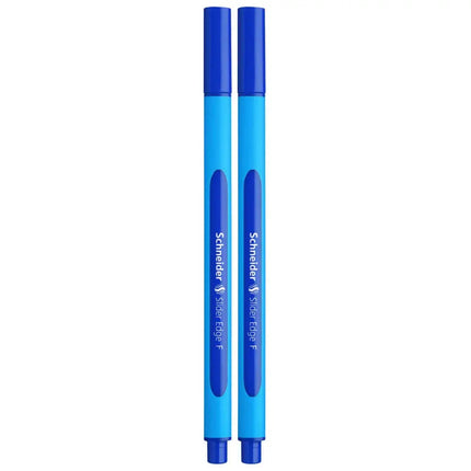 Schneider Slider Edge Ball Pen Fine | Pack of 2 - Blue - Ball Pens