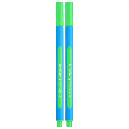 Schneider Slider Edge Ball Pen Fine | Pack of 2 - Green - Ball Pens