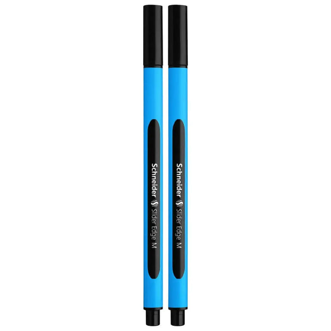Schneider Slider Edge Ball Pen Medium | Pack of 2 - Black - Ball Pens