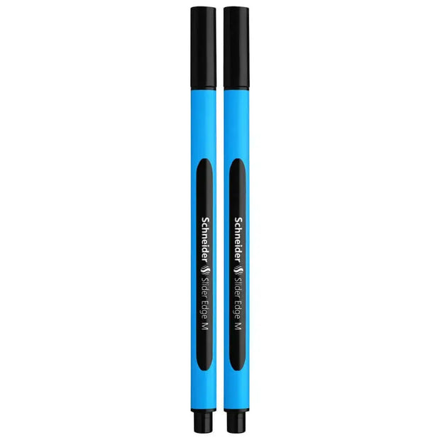 Schneider Slider Edge Ball Pen Medium | Pack of 2 - Black - Ball Pens