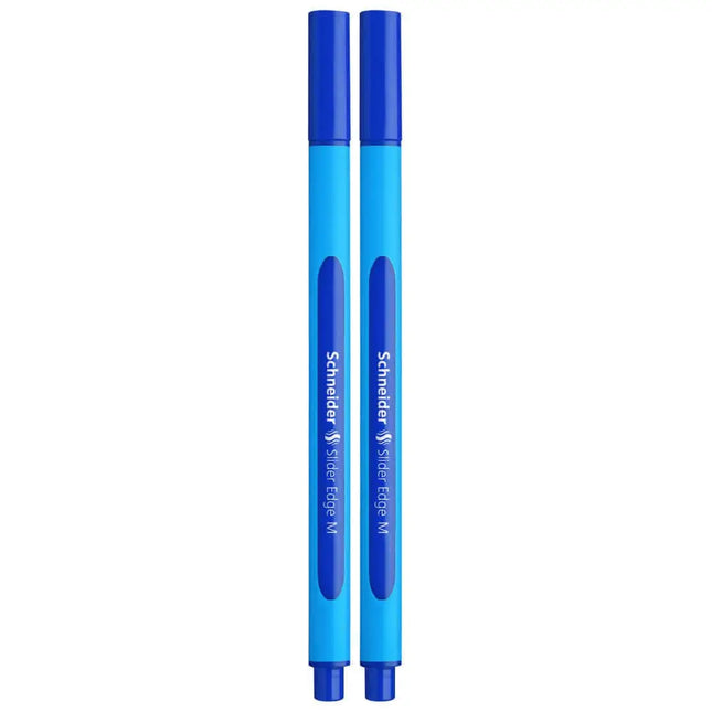 Schneider Slider Edge Ball Pen Medium | Pack of 2 - Blue - Ball Pens