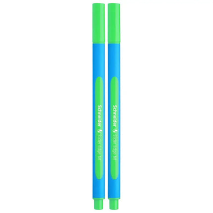 Schneider Slider Edge Ball Pen Medium | Pack of 2 - Green - Ball Pens