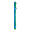 Schneider Slider Memo XB Ball Point Pen in blue and green, featuring ergonomic design and smooth writing technology.