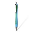 Schneider Slider Rave XB Ball Point Pen in blue and green with ergonomic grip and stainless steel tip.
