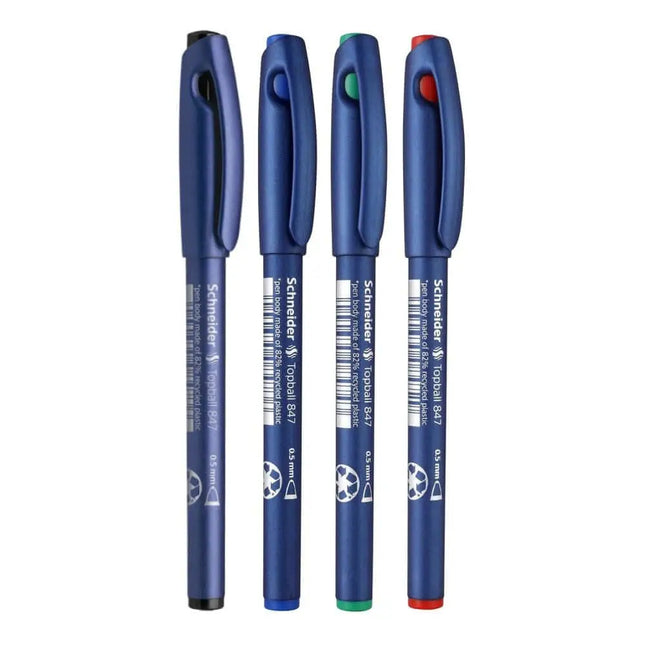 Schneider Top Ball 847 Roller Ball Pen | Pack of 2 - Roller Ball Pens