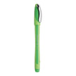 Schneider Xpress Fineliner 0.8 MM Pen in green with a silver clip on top.