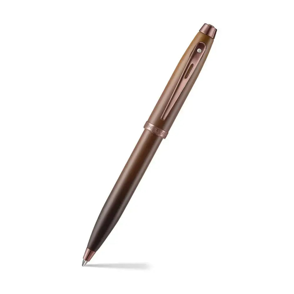 Sheaffer Coffee Edition 100 9374 Ball Pen with Card Holder - Gift Set