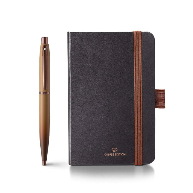 Sheaffer Coffee Edition VFM 9428 Ball Pen with Small Notebook - Gift Set