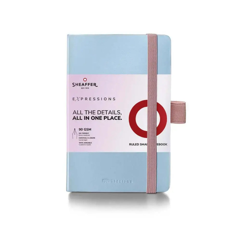 Sheaffer Expressions 100 9376 Blue and Pink Ball Pen with Small Note Book - Gift Set