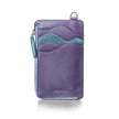 Sheaffer Expressions VFM 9430 Blue and Purple Ball Pen with Leather Card Case - Gift Set