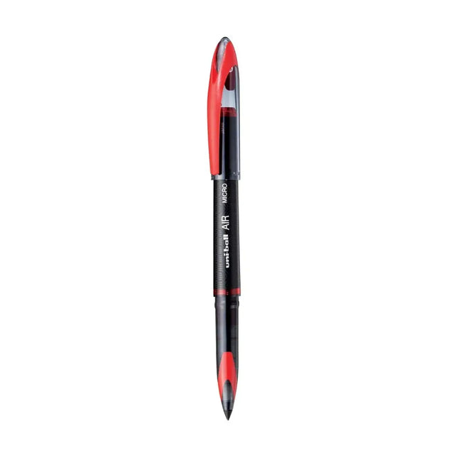 Uni-Ball Air Micro 188M 0.5MM Roller Ball Pen | Ink Colour - Blue Black and Red - Red - Roller Ball Pens