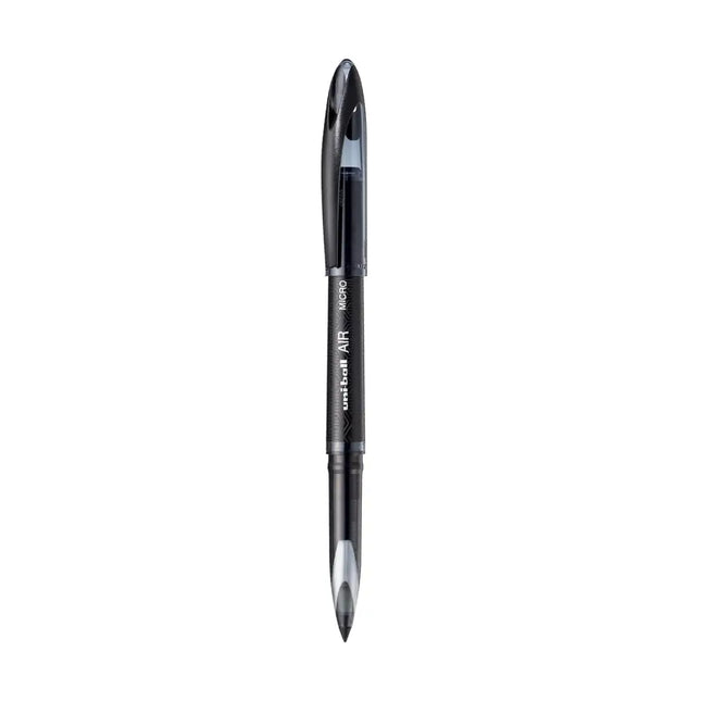 Uni-Ball Air Micro 188M 0.5MM Roller Ball Pen | Ink Colour - Blue Black and Red - Black - Roller Ball Pens