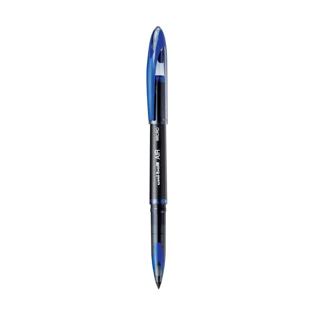 Uni-Ball Air Micro 188M 0.5MM Roller Ball Pen | Ink Colour - Blue Black and Red - Blue - Roller Ball Pens