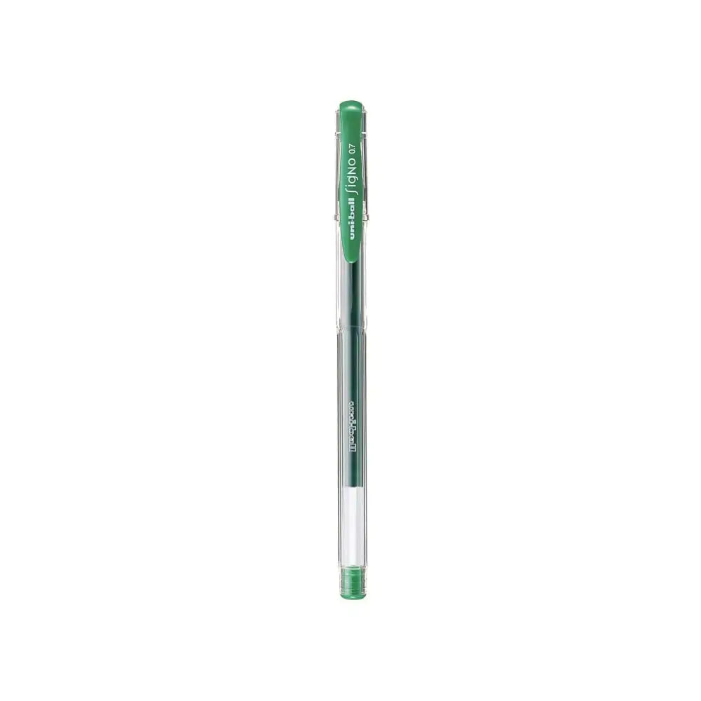 Uni-Ball Signo UM-100 0.7MM Roller Ball Pen - Green - Roller Ball Pens