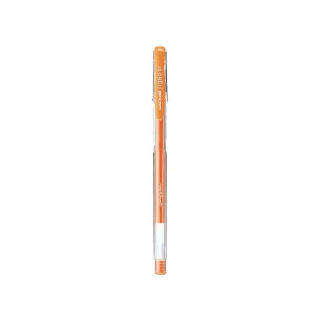 Uni-Ball Signo UM-100 0.7MM Roller Ball Pen - Orange - Roller Ball Pens