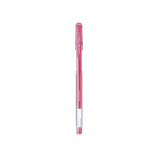 Uni-Ball Signo UM-100 0.7MM Roller Ball Pen - Pink - Roller Ball Pens