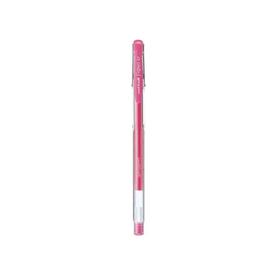 Uni-Ball Signo UM-100 0.7MM Roller Ball Pen - Pink - Roller Ball Pens