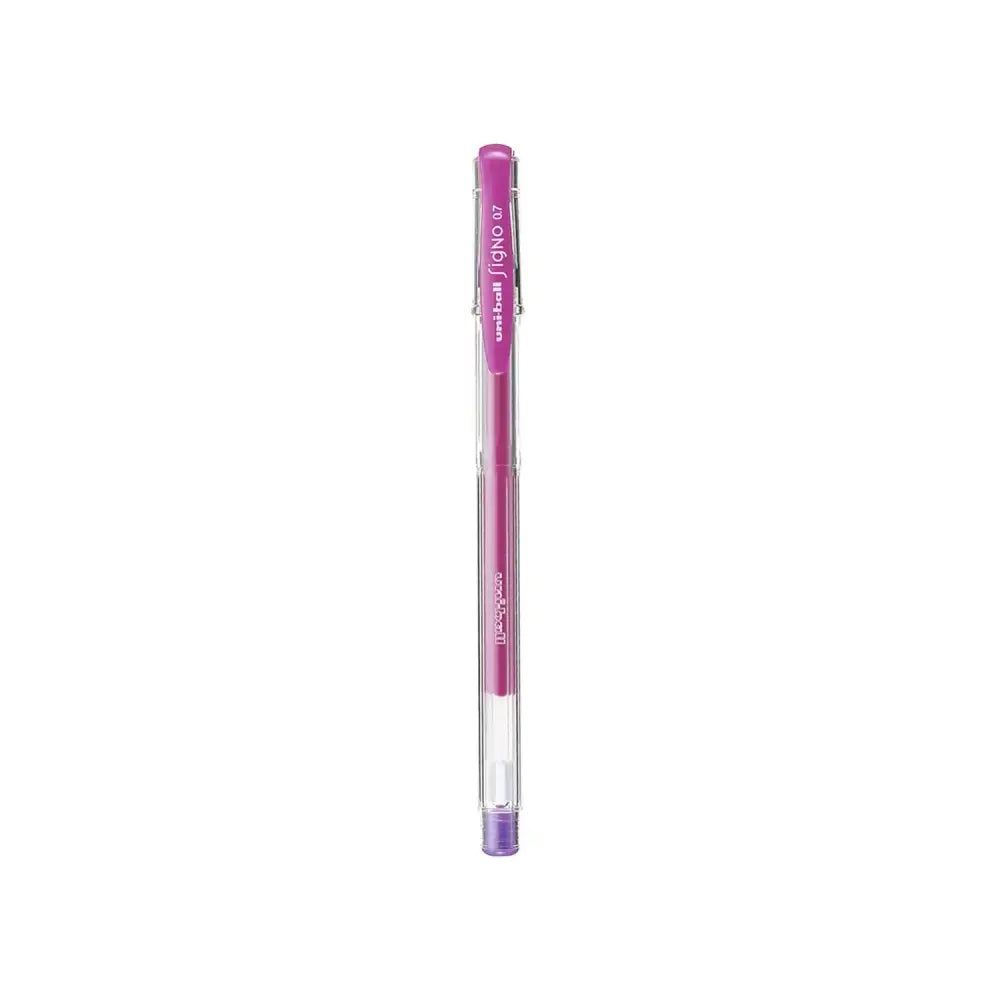 Uni-Ball Signo UM-100 0.7MM Roller Ball Pen - Violet - Roller Ball Pens