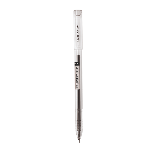 Unomax All Clear Gel Pen | Waterproof Ink | Ink Colour - Blue, Black and Red