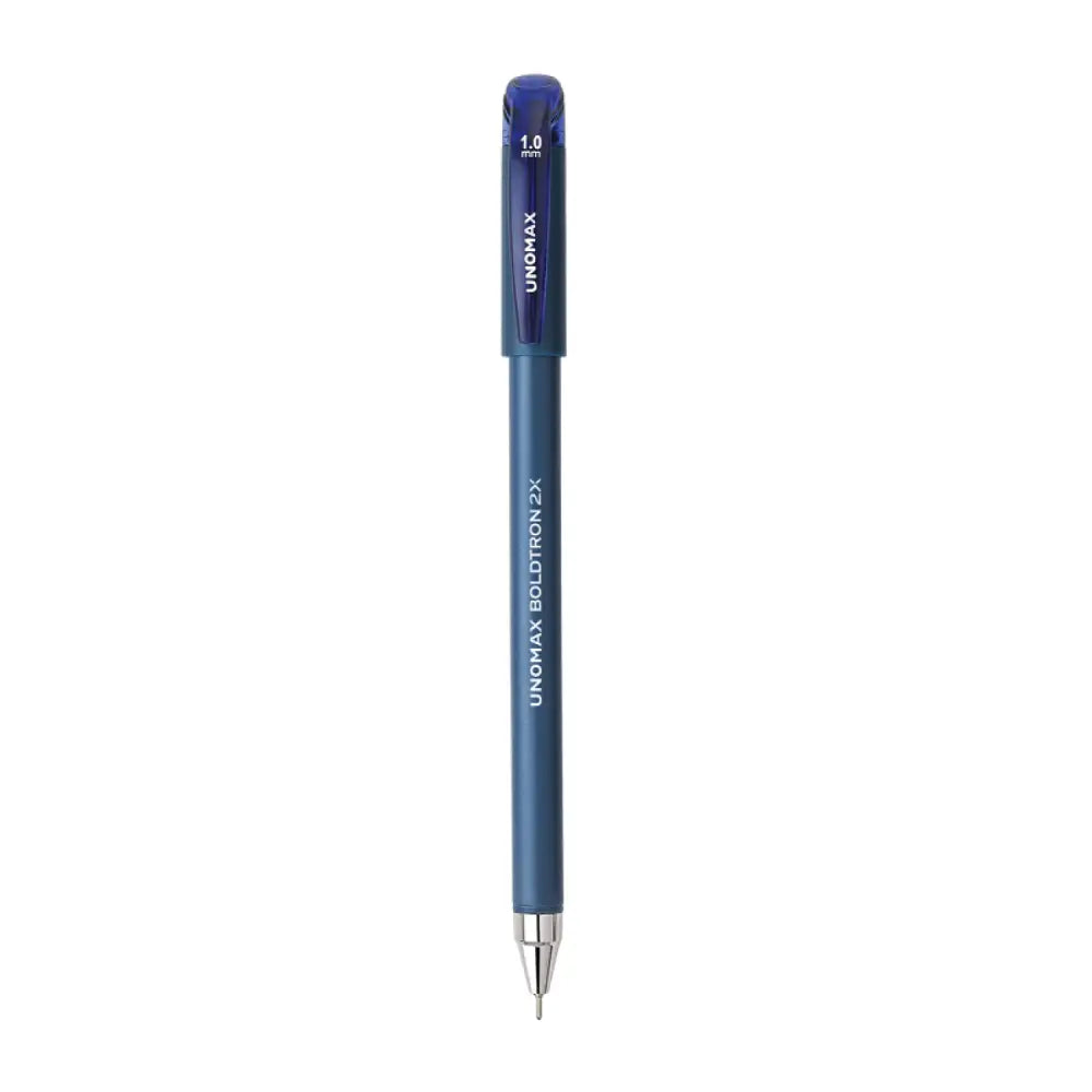 Unomax Boldtron 2X Ball Pen | Ink Colour - Blue Black and Red - Blue - Ball Pens