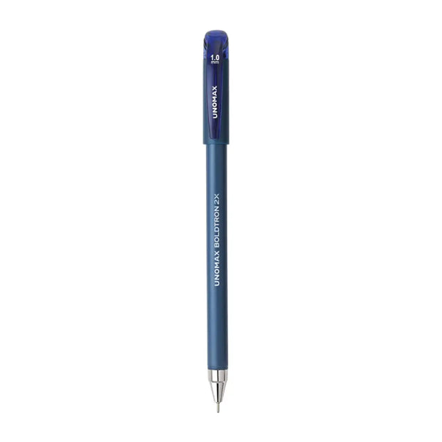 Unomax Boldtron 2X Ball Pen | Ink Colour - Blue Black and Red - Blue - Ball Pens