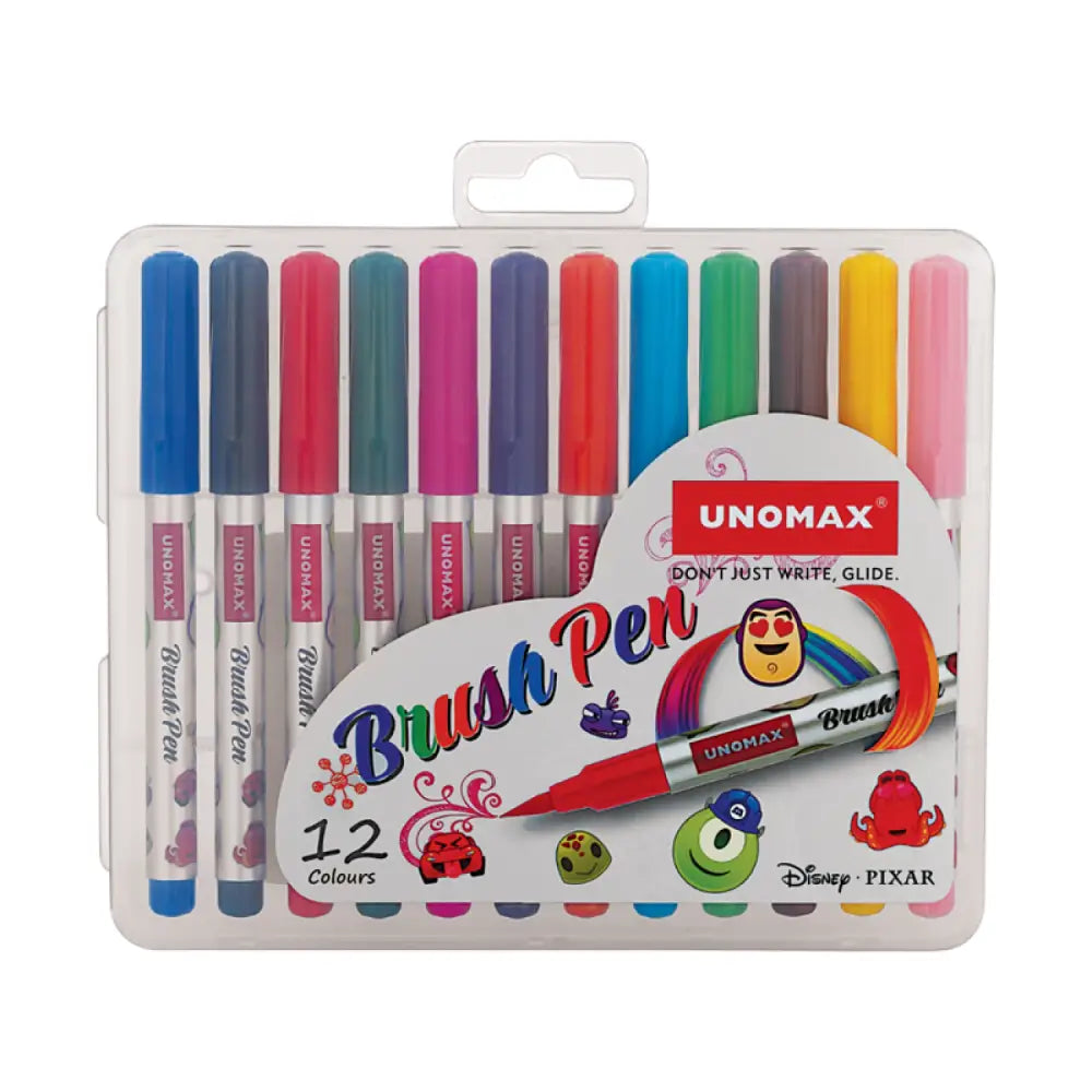 Unomax Brush Pen Set of 12 Shades - Brush Pens