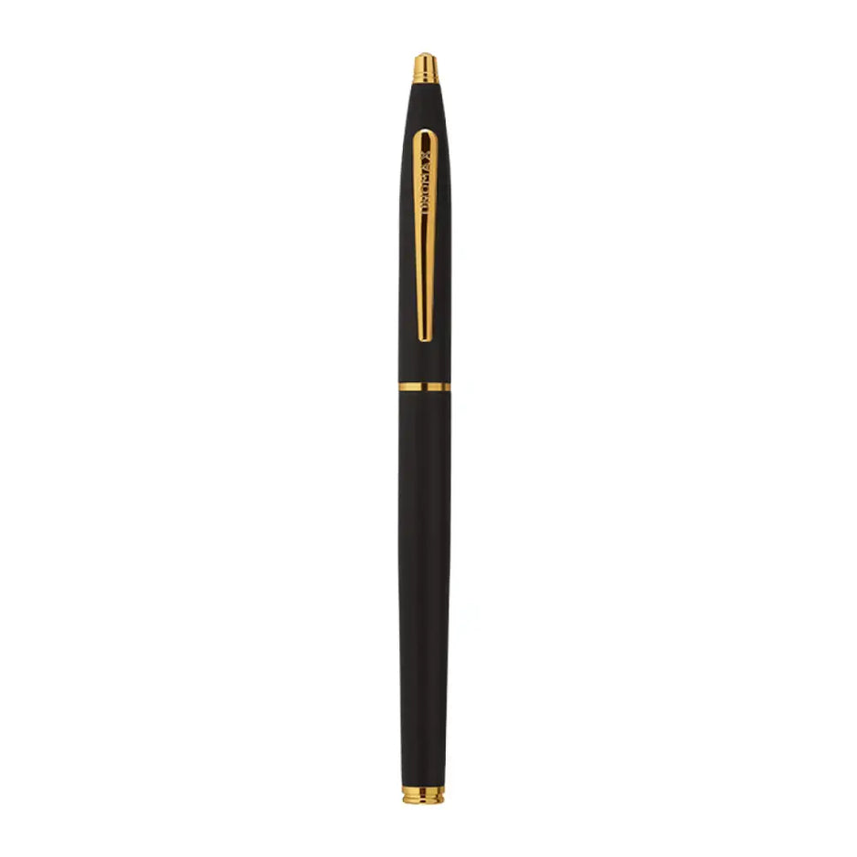 Unomax Celebra Gold Roller Ball Pen | Ink Colour - Blue - Roller Ball Pens