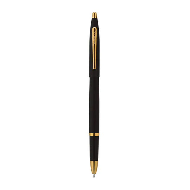 Unomax Celebra Gold Roller Ball Pen | Ink Colour - Blue - Roller Ball Pens