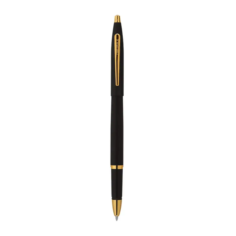 Unomax Celebra Gold Roller Ball Pen | Ink Colour - Blue - Roller Ball Pens