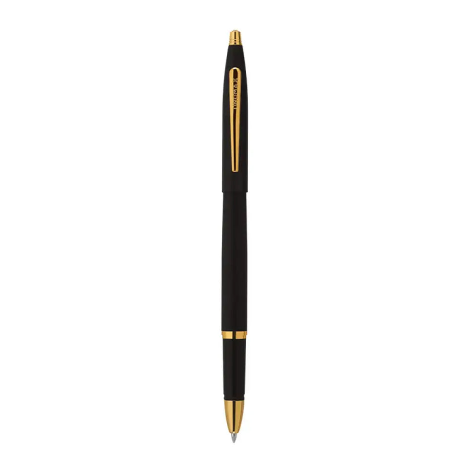 Unomax Celebra Gold Roller Ball Pen | Ink Colour - Blue - Roller Ball Pens
