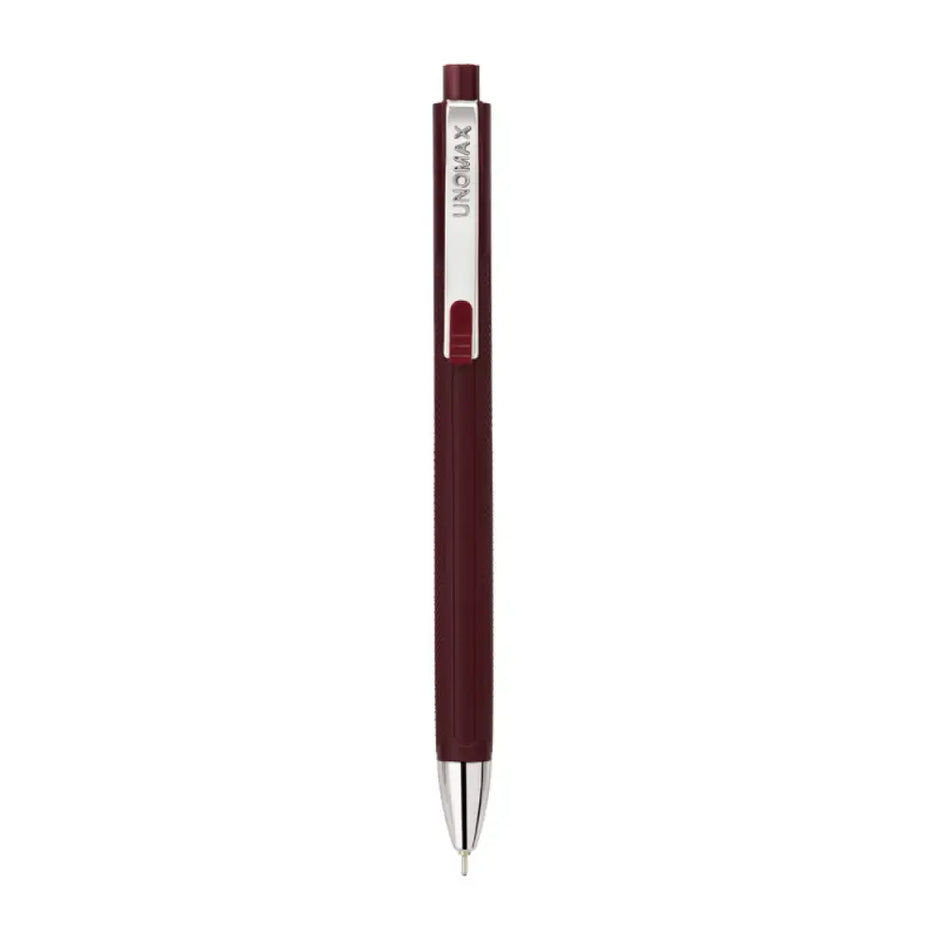 Unomax Clicktron RT Ball Pen | Ink Colour - Blue Black and Red - Red - Ball Pens