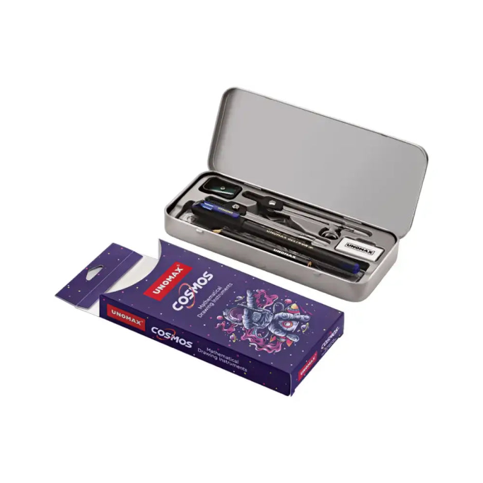 Unomax Cosmos Mathematical Drawing Instruments Box - Geometry Box