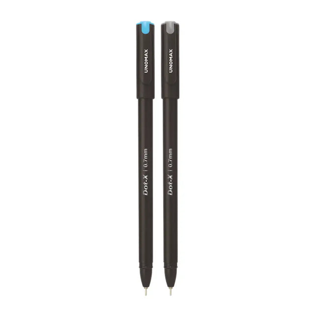 Unomax Dot-X Ball Pen | Ink Colour - Blue and Black - Ball Pens