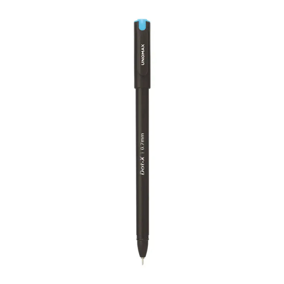 Unomax Dot-X Ball Pen | Ink Colour - Blue and Black - Blue - Ball Pens