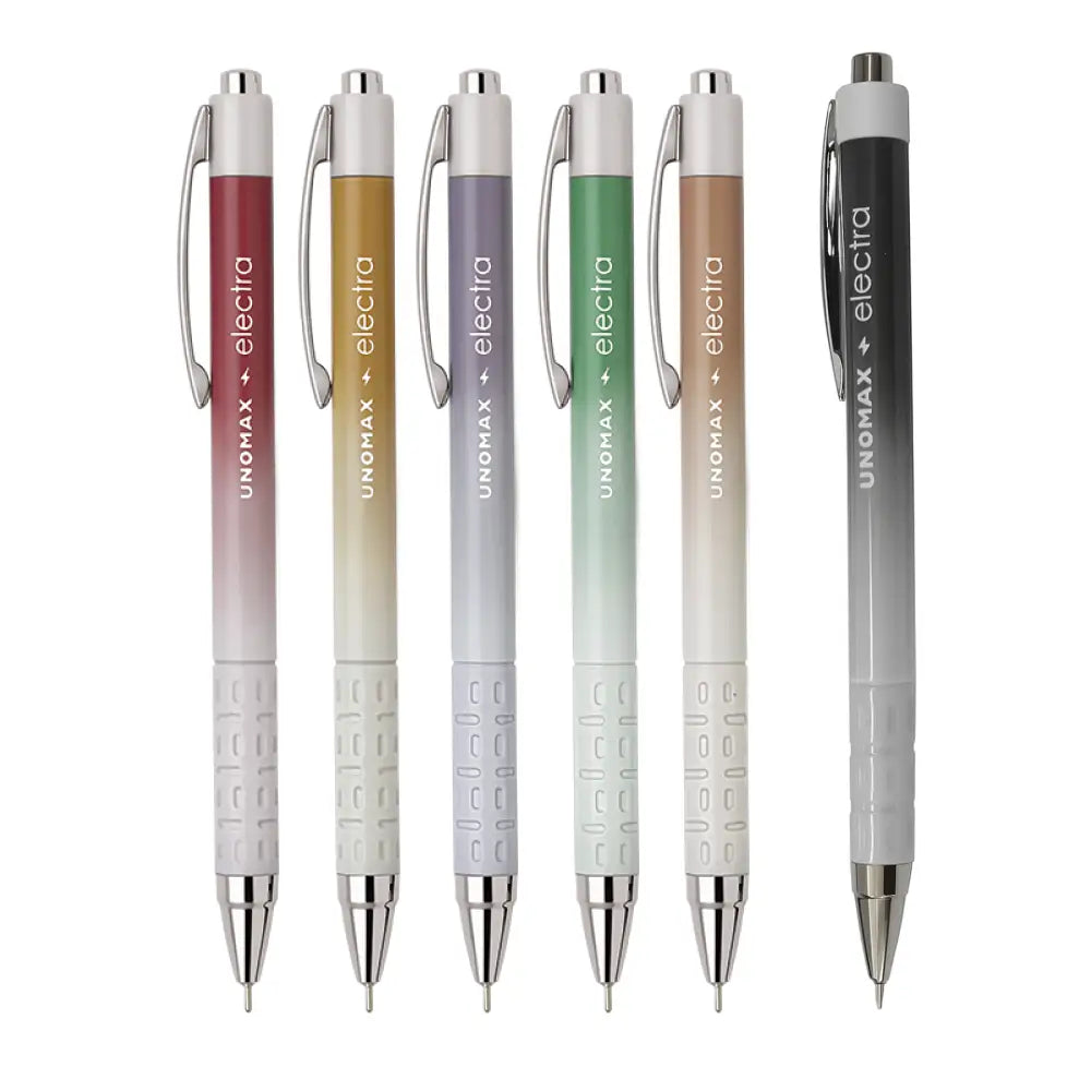 Unomax Electra Retractable Ball Pen | Ink Colour - Blue and Black - Ball Pens