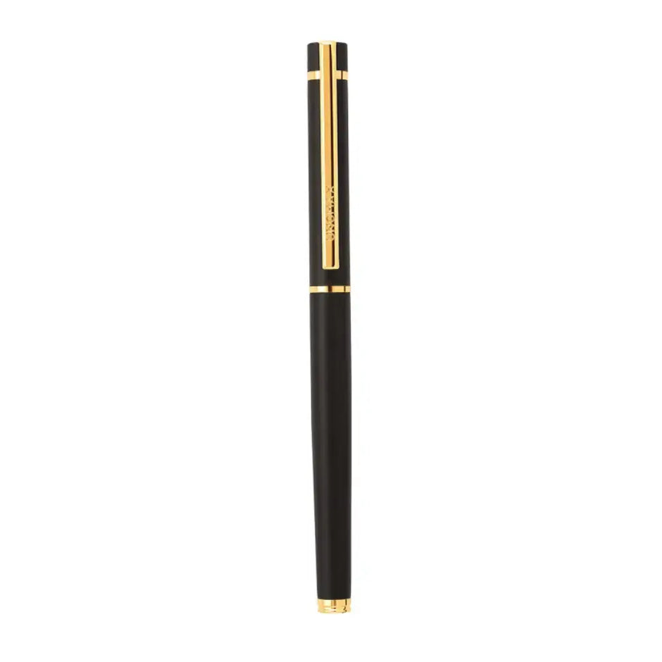Unomax Esteem Gold Roller Ball Pen | Ink Colour - Blue - Roller Ball Pens