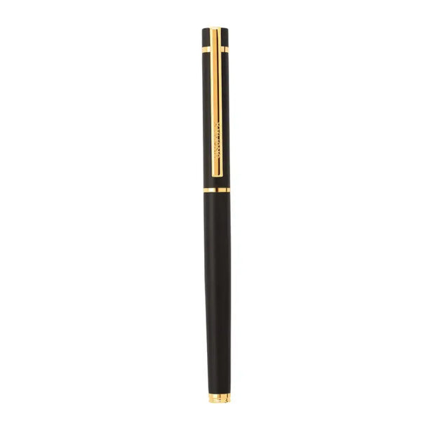 Unomax Esteem Gold Roller Ball Pen | Ink Colour - Blue - Roller Ball Pens