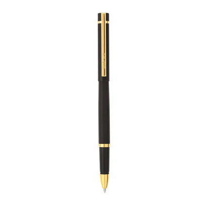 Unomax Esteem Gold Roller Ball Pen | Ink Colour - Blue - Roller Ball Pens