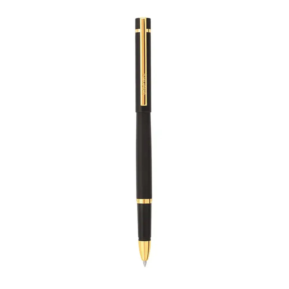 Unomax Esteem Gold Roller Ball Pen | Ink Colour - Blue - Roller Ball Pens