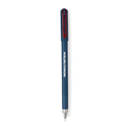 Unomax Finetron Ball Pen | Ink Colour - Blue Black and Red - Red - Ball Pens